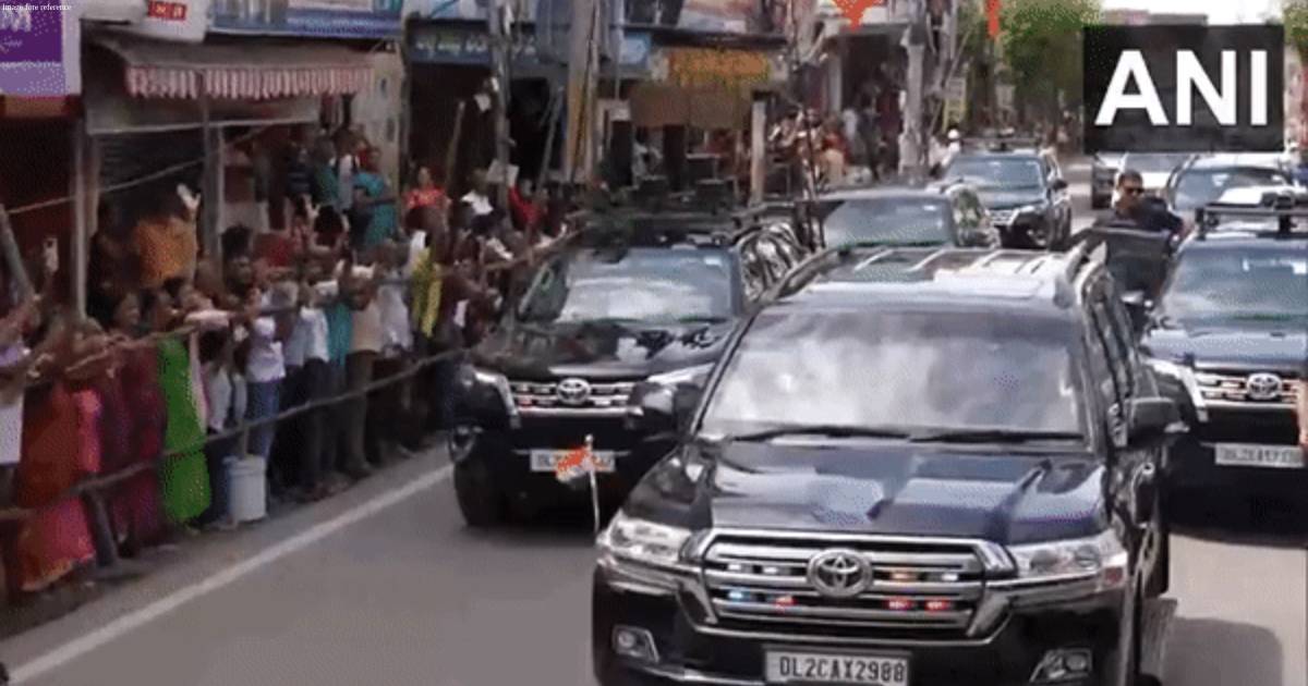 Telangana: After hitting out at BRS, Congress, PM Modi holds mega roadshow in Warangal